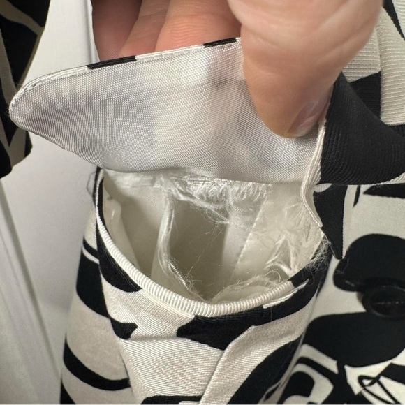 Alfani Black and White Geometric Blazer Dress - Picture 5 of 8